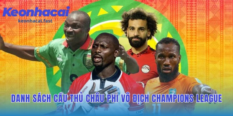 Những nhà vô địch Châu Phi vĩ đại nhất Champions League tiêu biểu