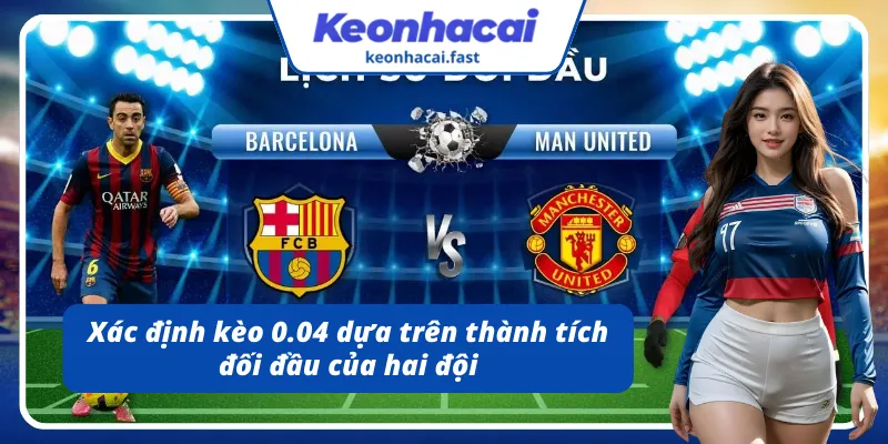Kèo 0.04 phân tích theo yếu tố đối đầu