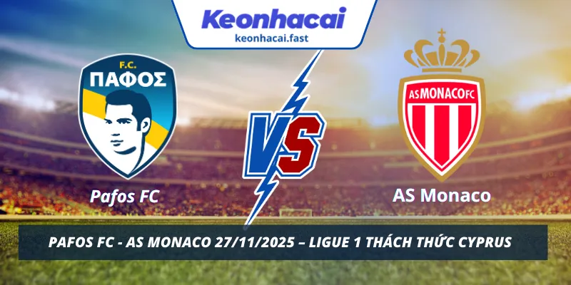 Pafos FC - AS Monaco 27/11/2025